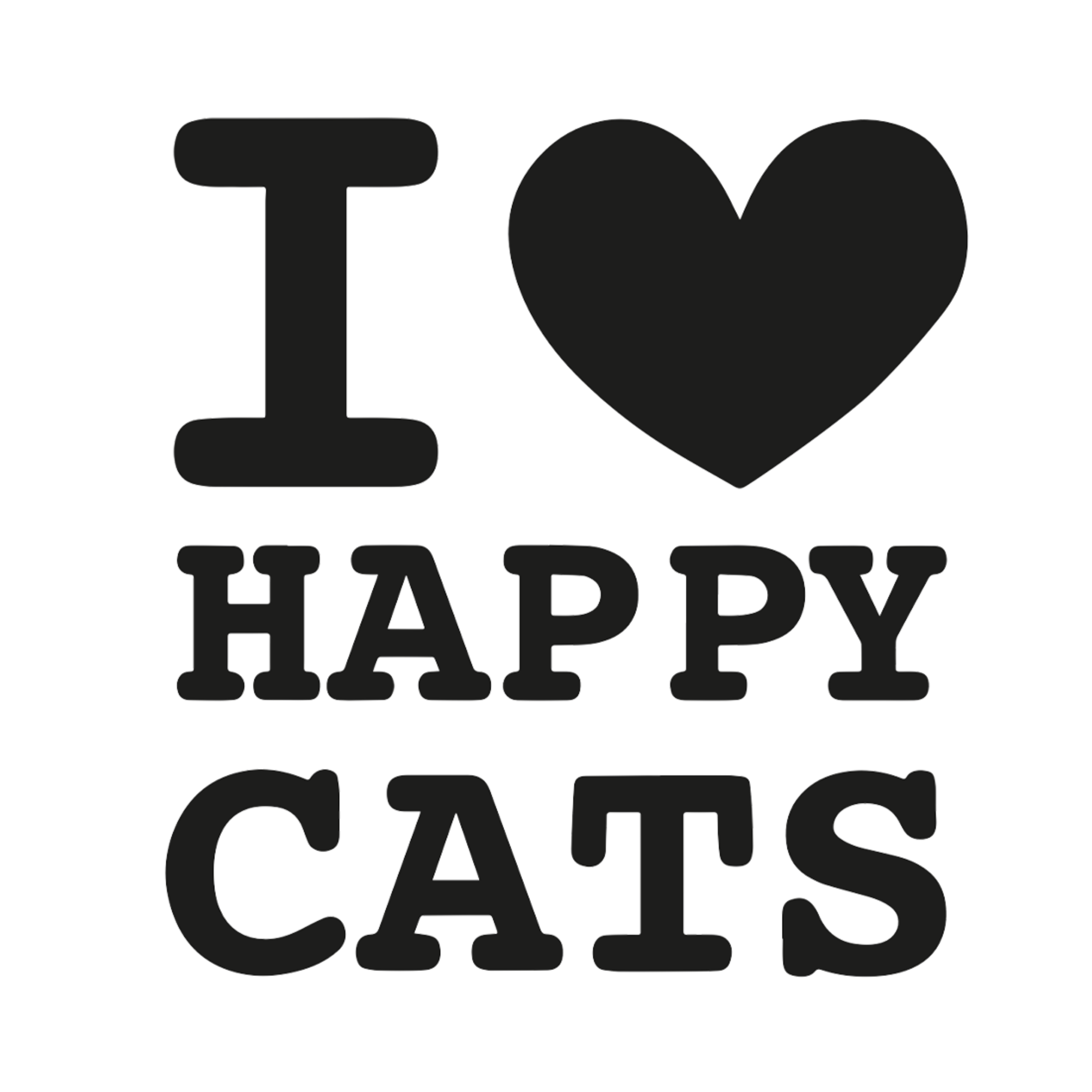 I Love Happy Cats