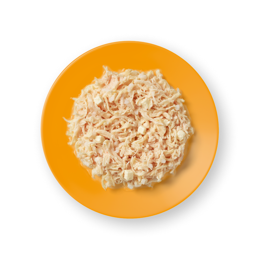 أبلاوز معلبات طعام رطب للقطط صدور الدجاج مع الجبن في المرق 70غ