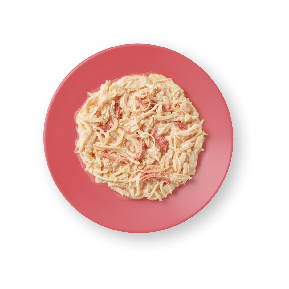 ابلاوز معلبات طعام رطب للقطط صدور الدجاج مع البط في المرق 156غ