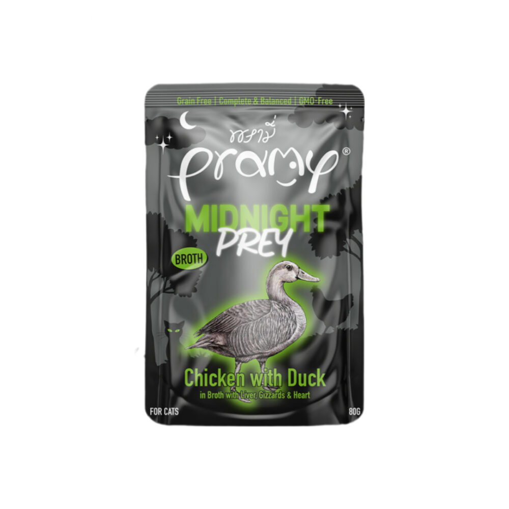 Pramy Midnight Prey Chicken with Duck in Broth 80g