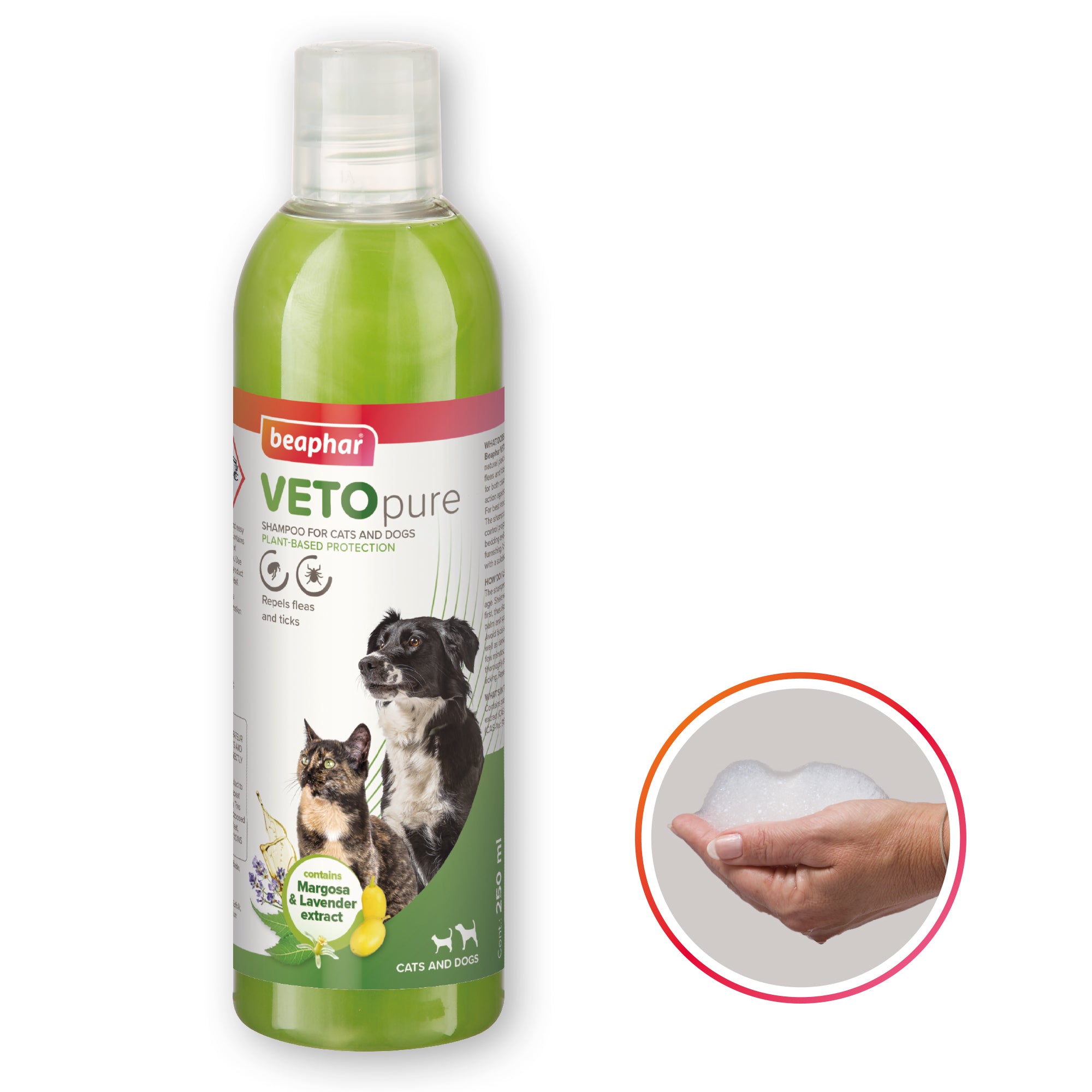 Beaphar BIO Shampoo for Dogs & Cats 250ML INSTRUCTION
