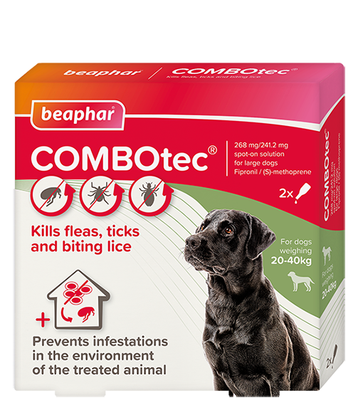 Beaphar COMBOTEC Spot-On Large Dog 2 × 268 mg pipettes