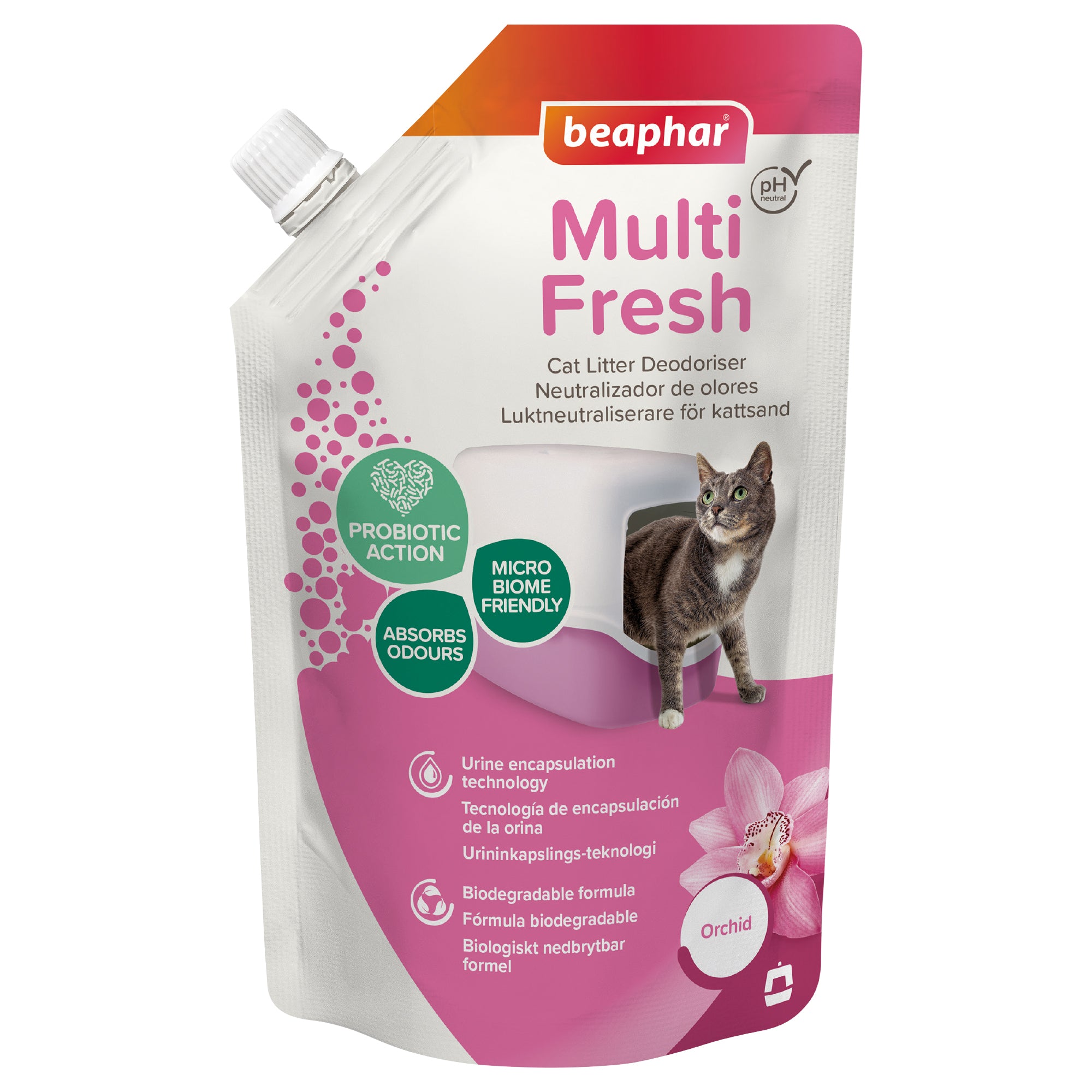 Beaphar Multi Frisch Cat Litter Freshener 400 g orchid