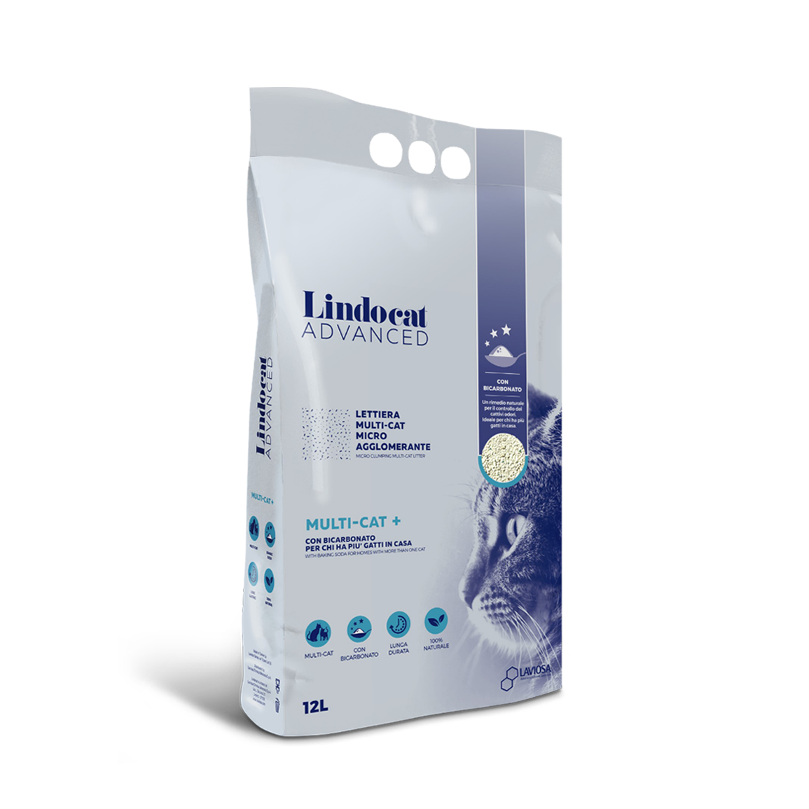 Lindocat Multi-Cat+ Cat Litter 12L
