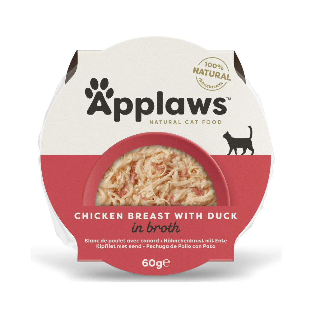 ابلاوز صحن طعام رطبللقطط دجاج مع البط60غ