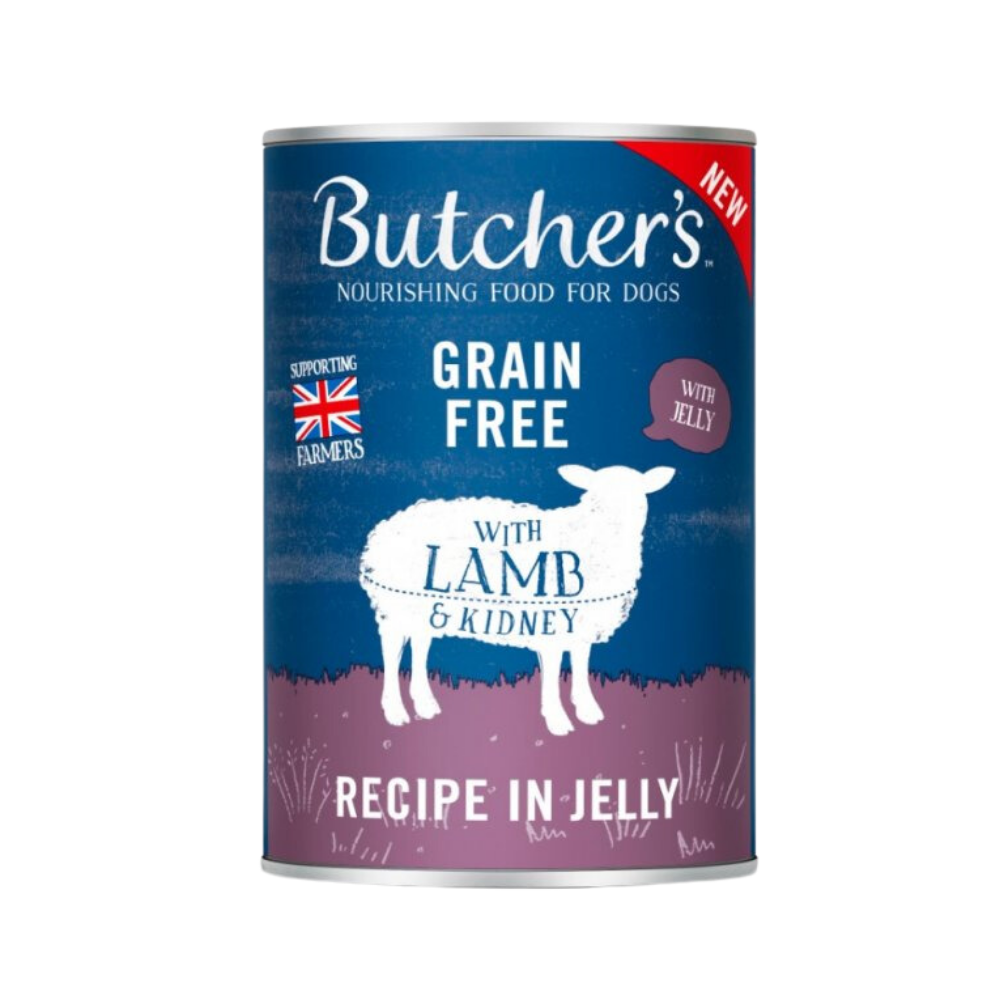 butchers original dog recipe with lamb in jelly 400g 398444