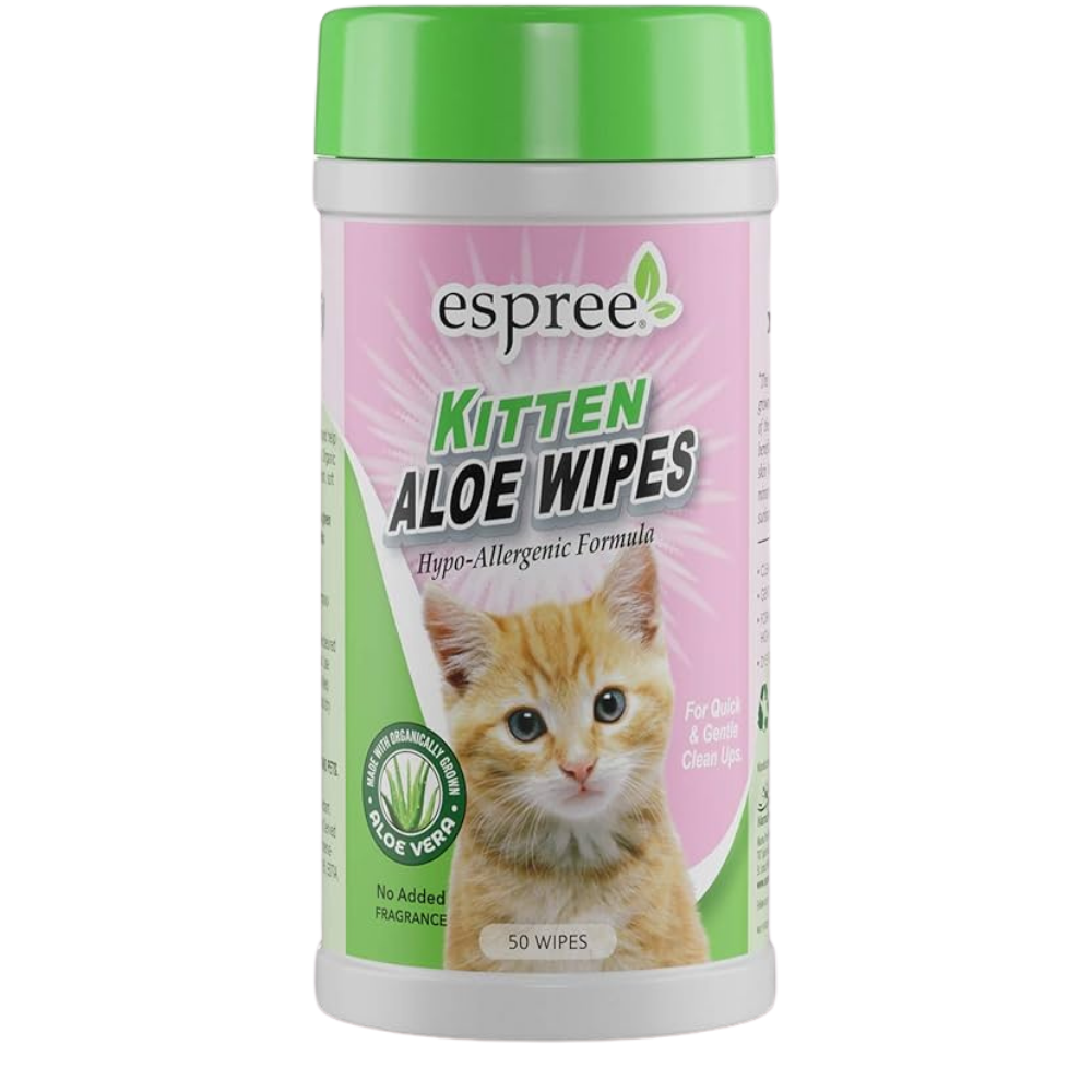 Espree Kitten Aloe Wipes Odorless 50 Wipes-1004005
