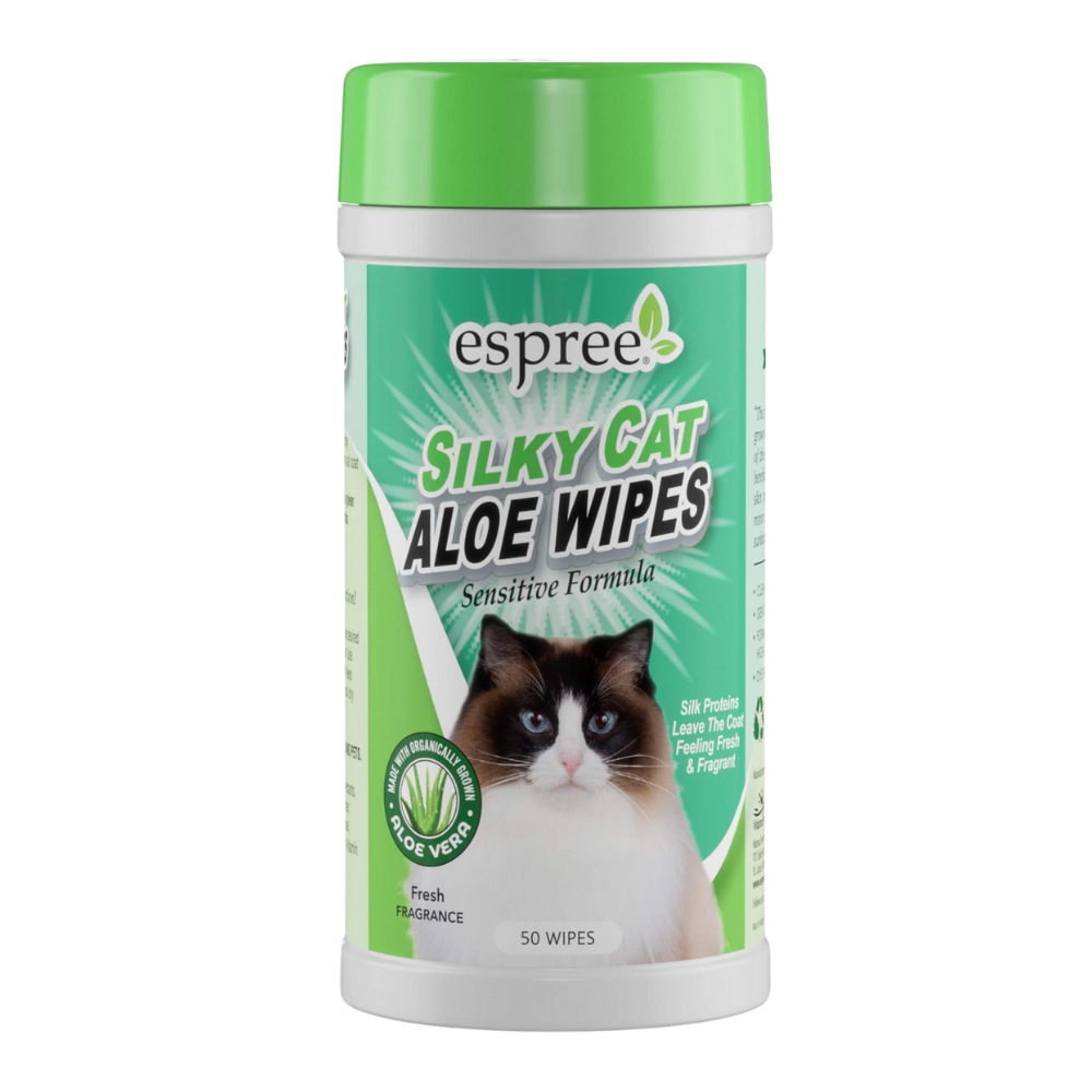 Espree silky cat grooming 50 Wipes