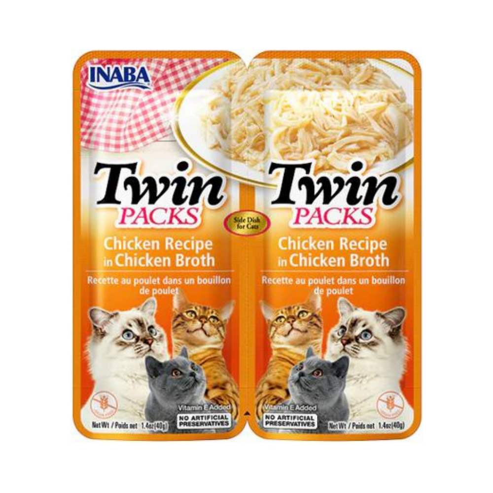 inaba cat twin packs tuna chicken in tuna broth 2x40g