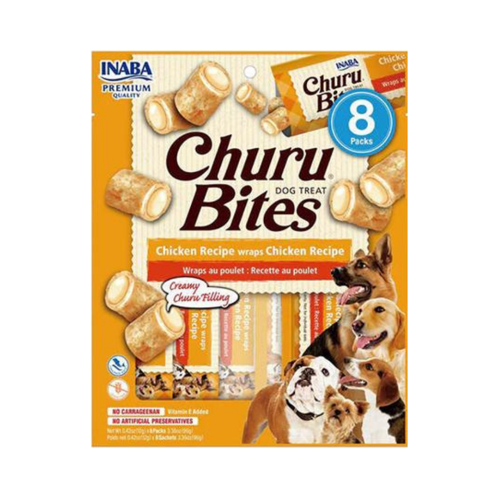 INABA Churu Bites Chicken with Chicken 8x12g