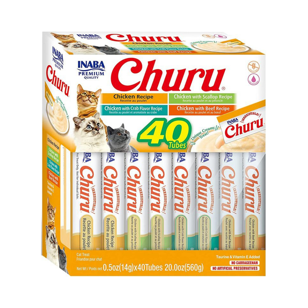 اينابا تشورو دجاجمتنوع 40 ظرف × 14غ