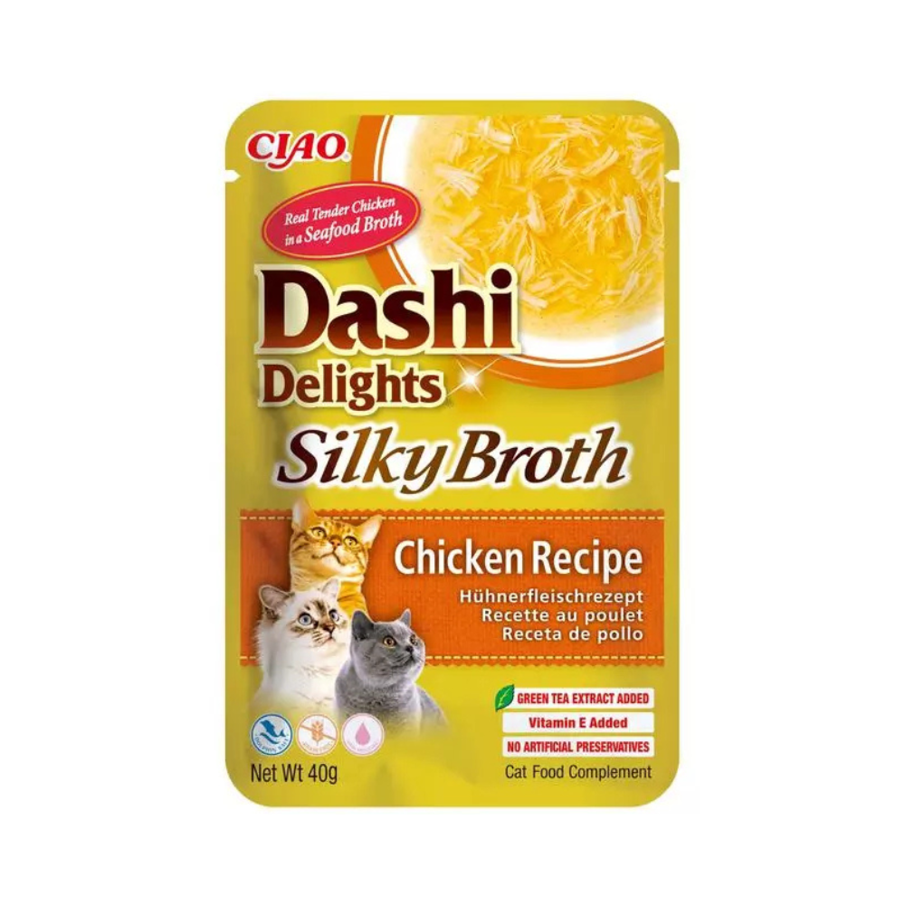 INABA Dashi DeligHealthy Treats Silky Broth Chicken 40g
