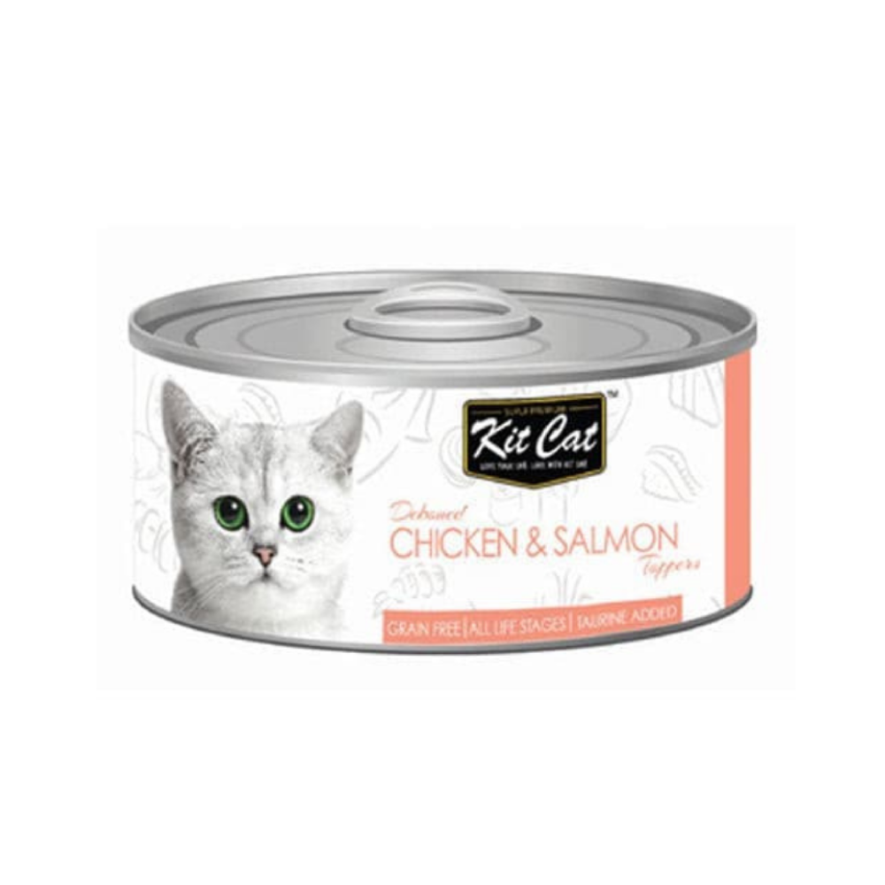 كت كات دجاج منزوعالعظم مع السلمون80غ
