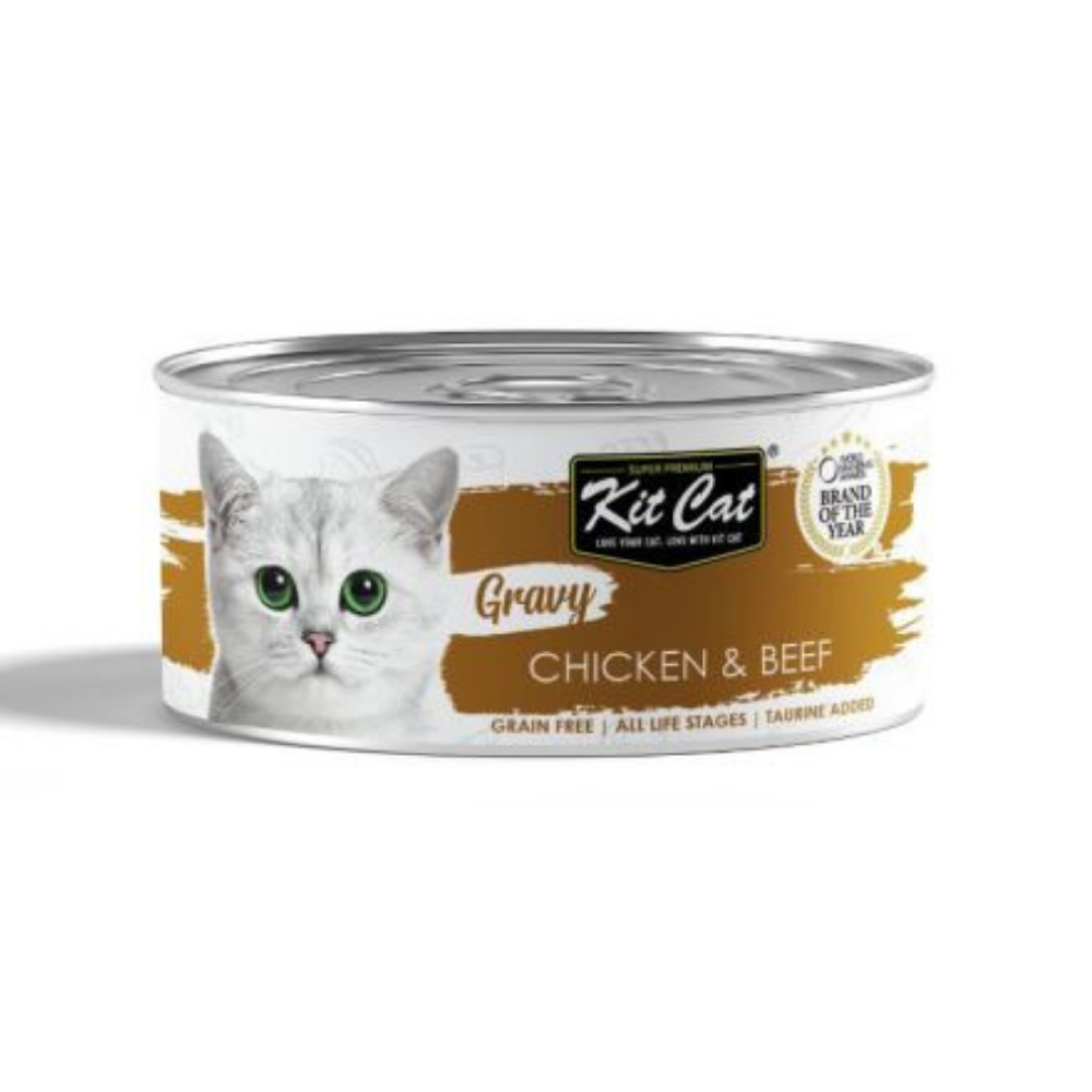 kit cat gravy chicken beef 70g