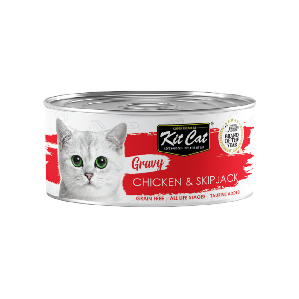 kit cat gravy chicken skipjack 70g