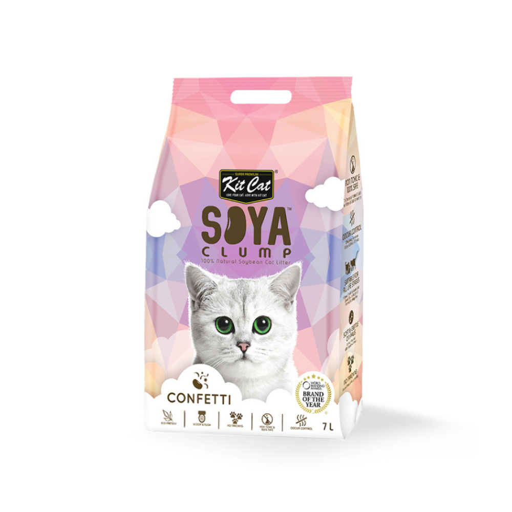 كت كات رمل الصويا 7 لتر