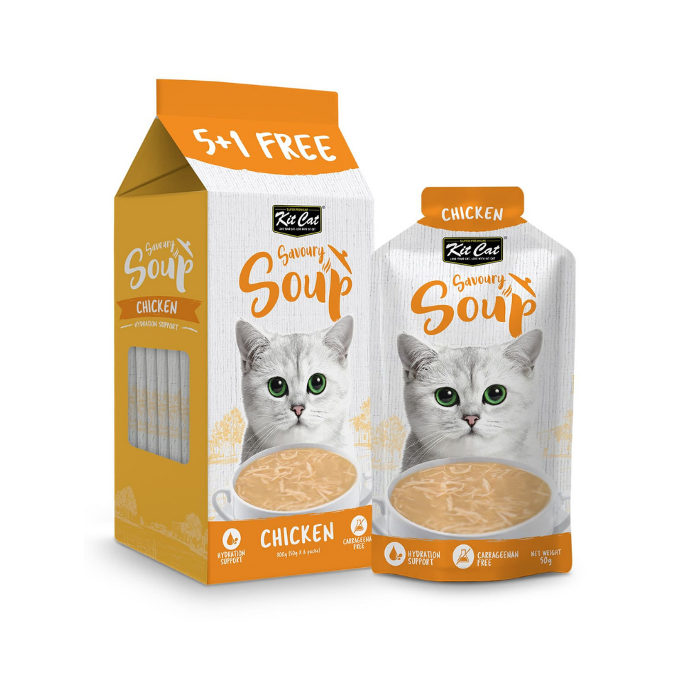 kit cat savoury soup bags for cats 5 1 x 50ml
