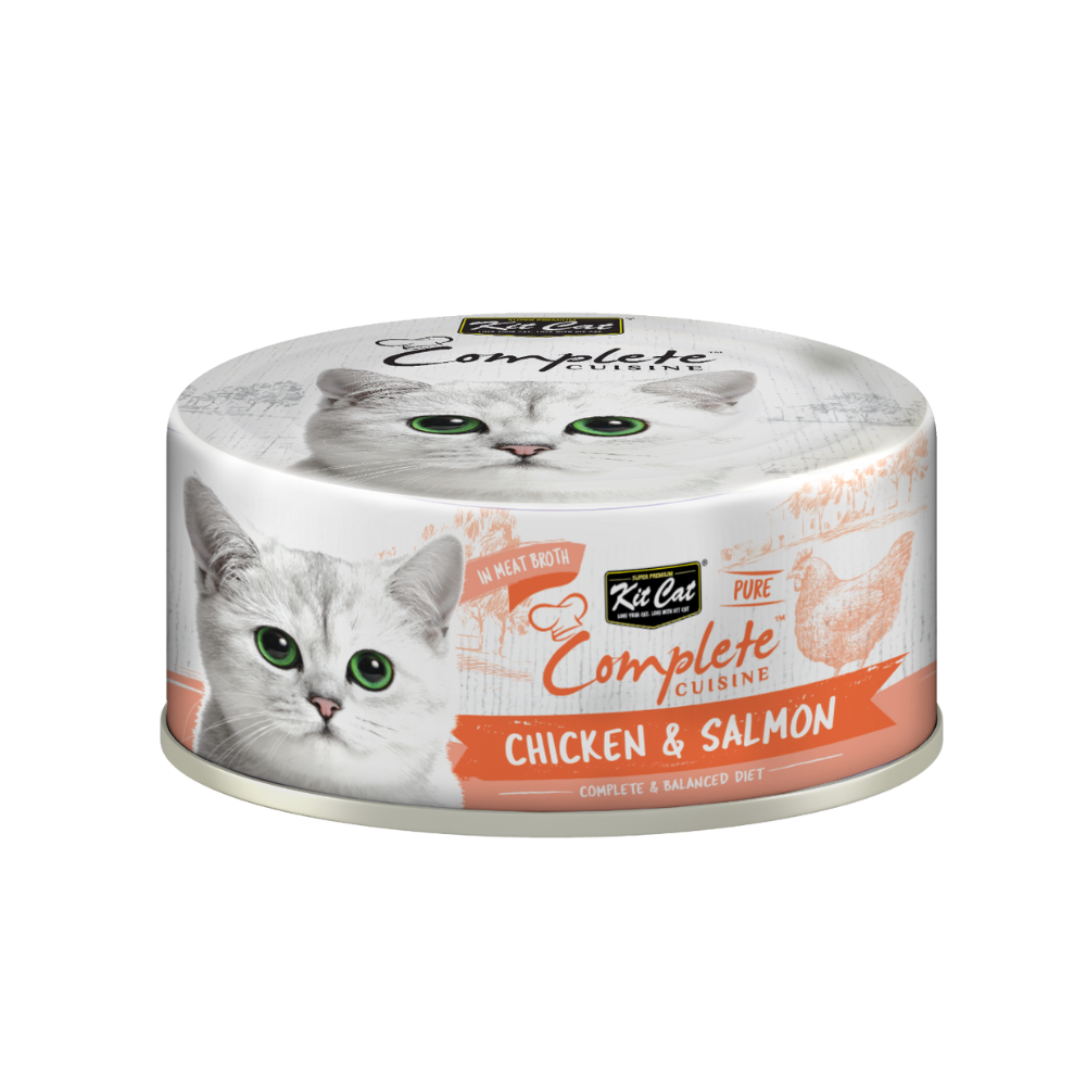 kit cat complete cuisine chicken salmon 70g