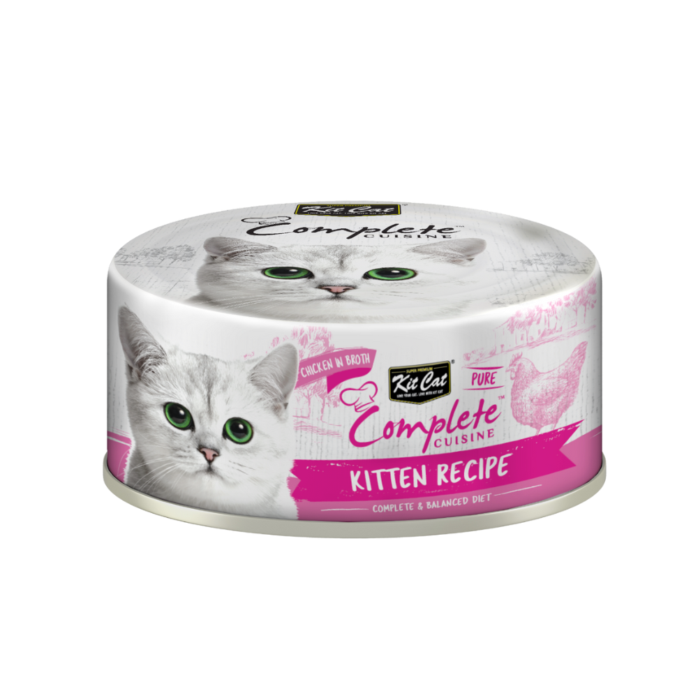 kit cat complete cuisine chicken 70g kitten