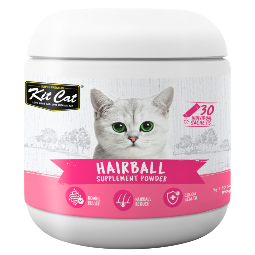 Kit Cat Hairball Supplement Powder (30 Sachets x 5g) 150g