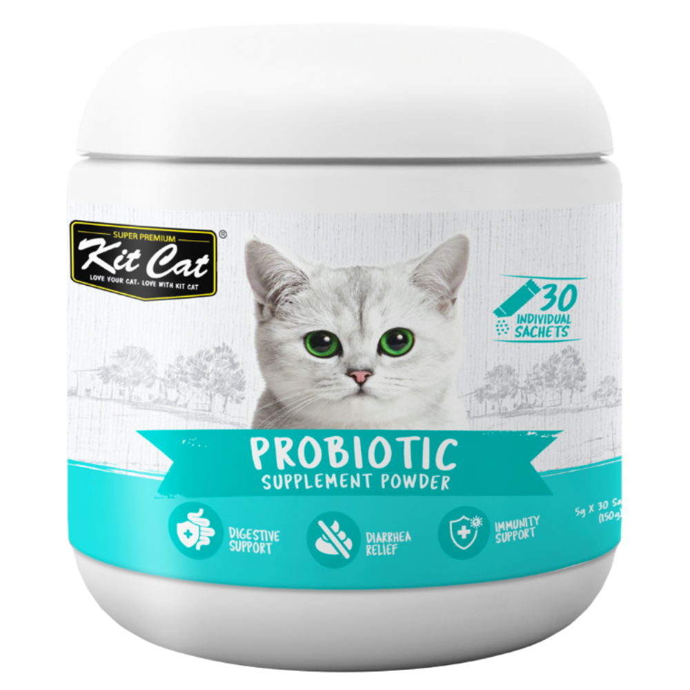 Kit Cat Probiotic Supplement Powder (30 Sachets x 5g) 150g