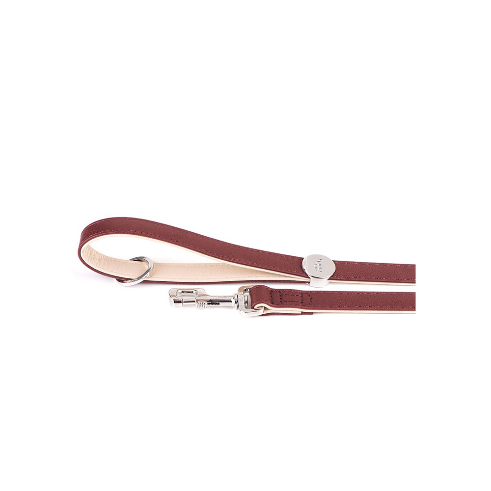 My Family HERMITAGE Leash LEATHER Claret 110x2.2cm