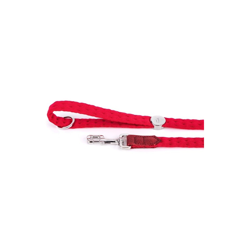 mf milano leash nylon red