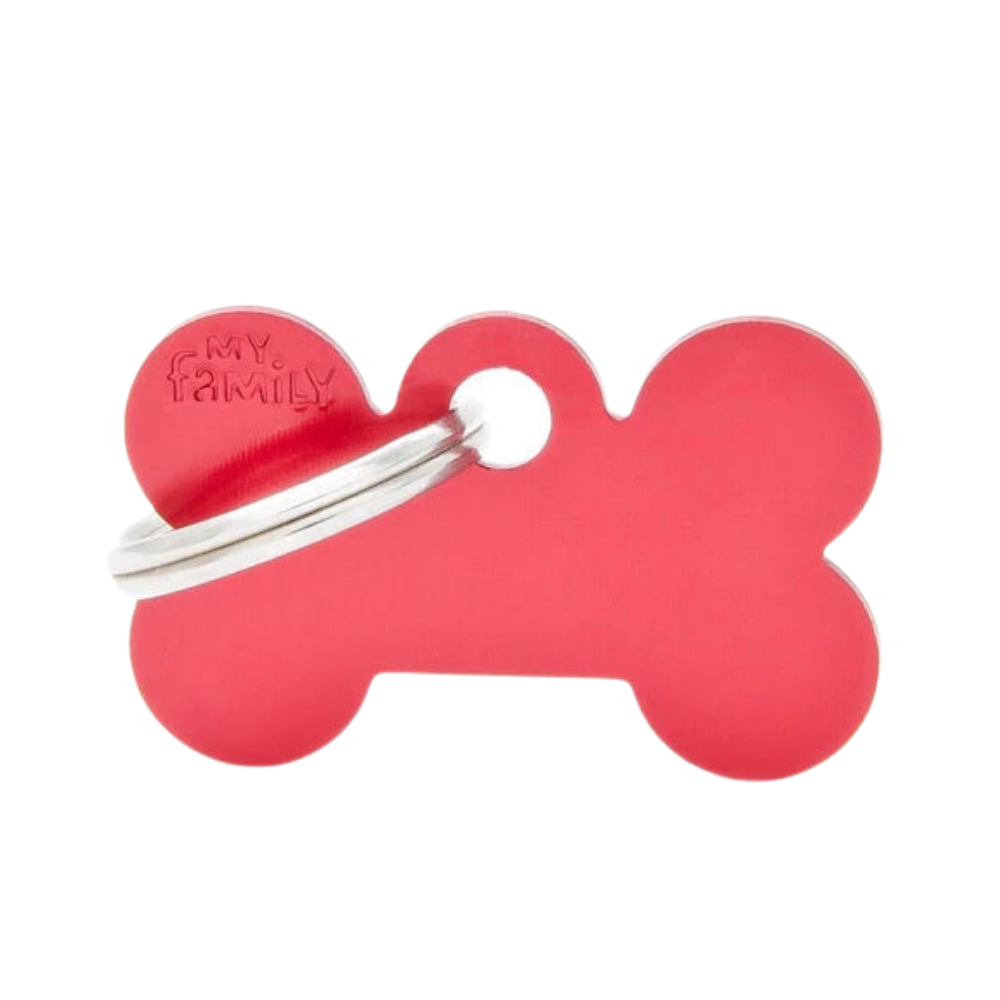 ماي فاميلي قلادةبايسك كبير جدا" عظمةاحمر