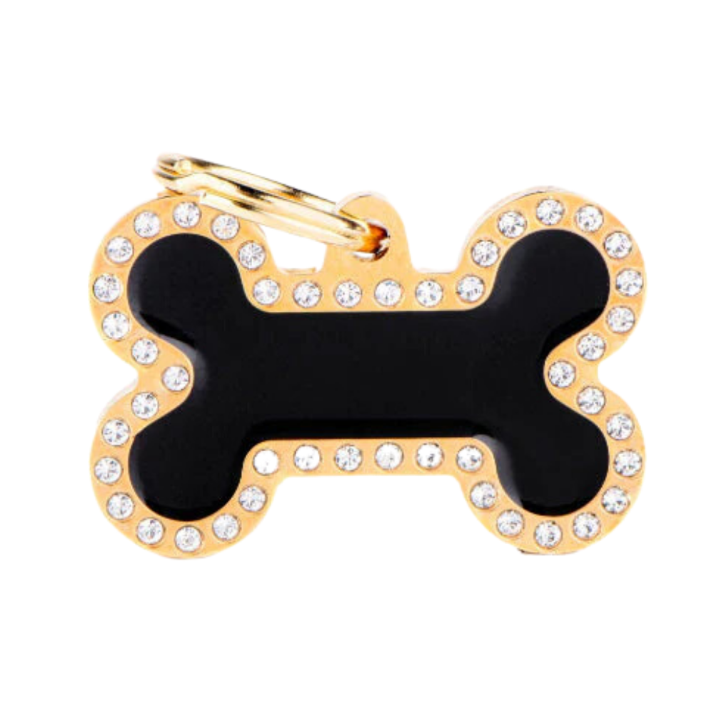 ماي فاميلي قلادة لماعأسود كبير