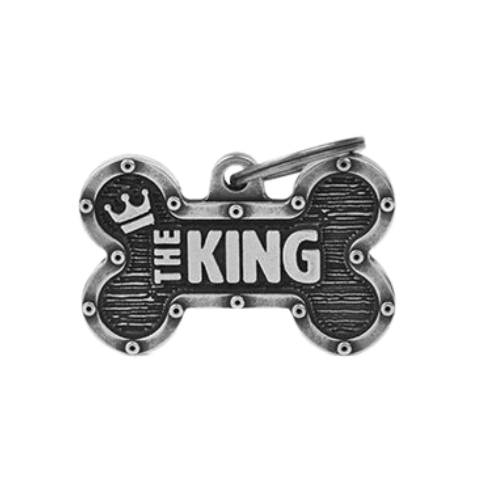 ماي فاميلي قلادة علىشكل عظمة كبيرة برونزفضي