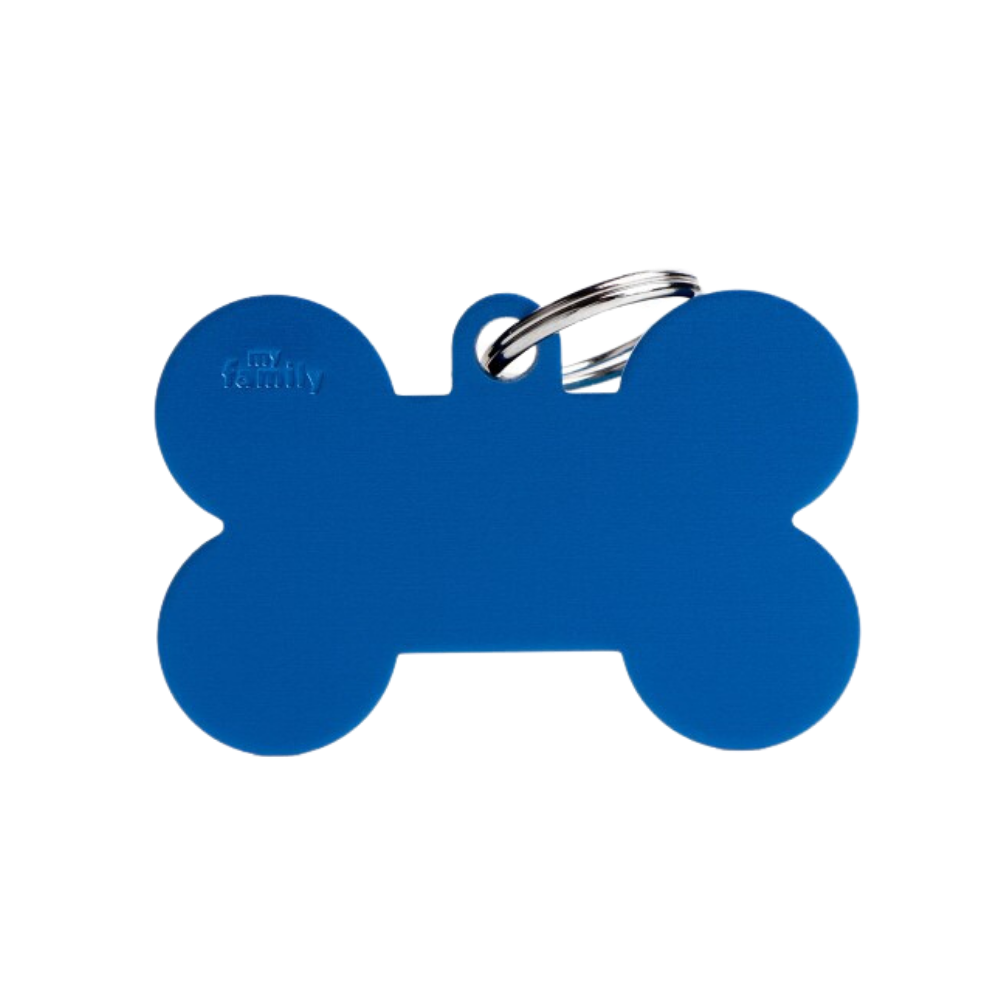 ماي فاميلي قلادة علىشكل عظمة كبيرة جداازرق