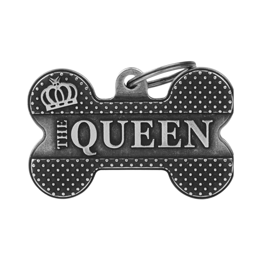 ماي فاميلي قلادة علىشكل عظمة كبيرة جدامكلة فضي