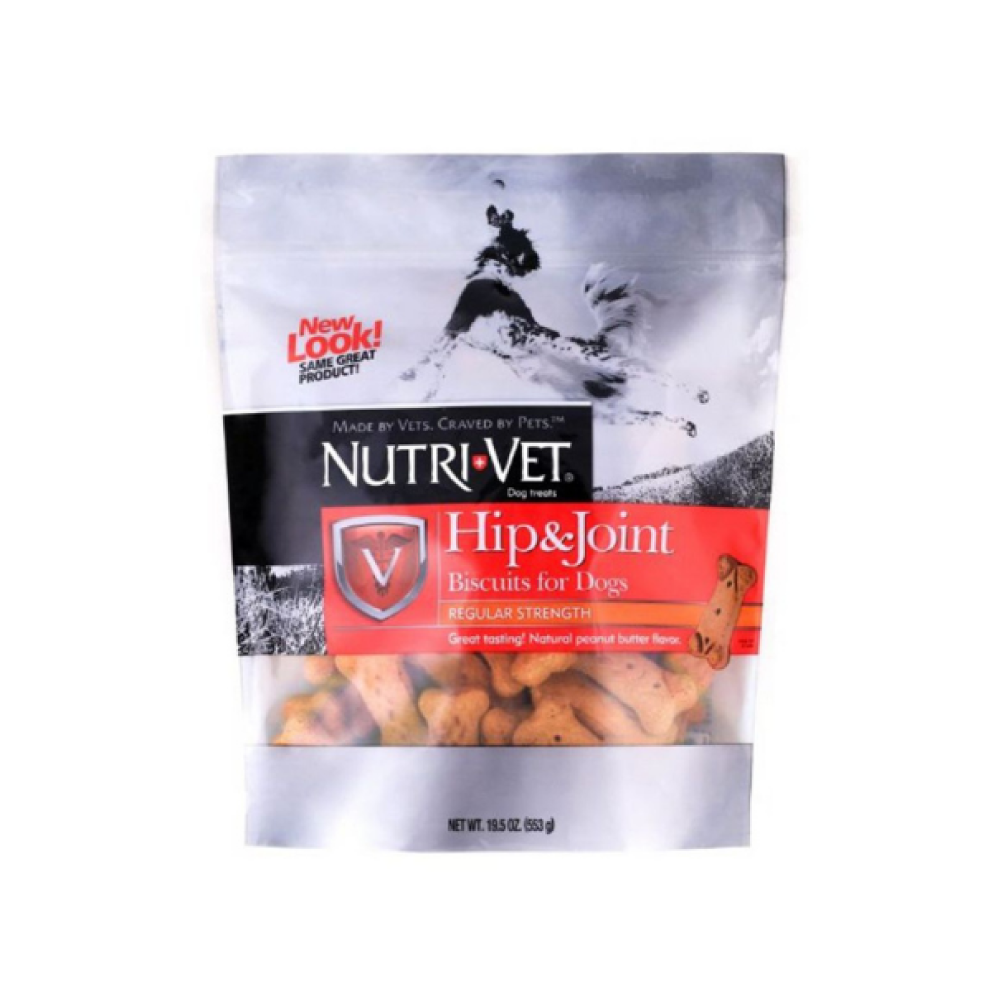 Nutri-Vet Hip & Joint Biscuits Peanut Butter Dogs 553g #387140