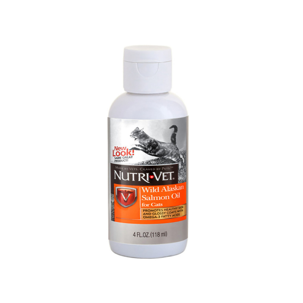 Nutri-Vet Wild Alaskan Salmon Oil Cats 118ml