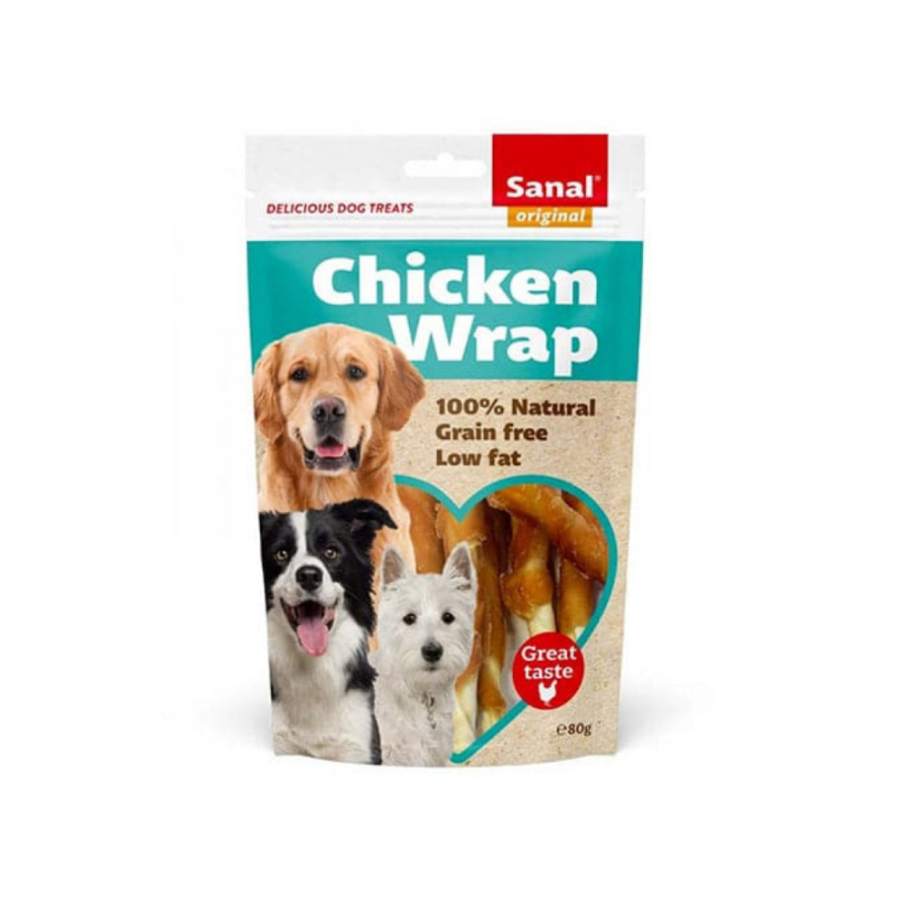 سنال كلاب شرائح دجاج 80غ