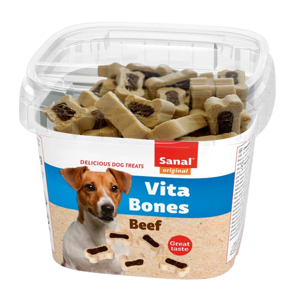 سنال اقراص مكافآت بلحم الدجاج والبقر لدعم العظام للكلاب 100غ