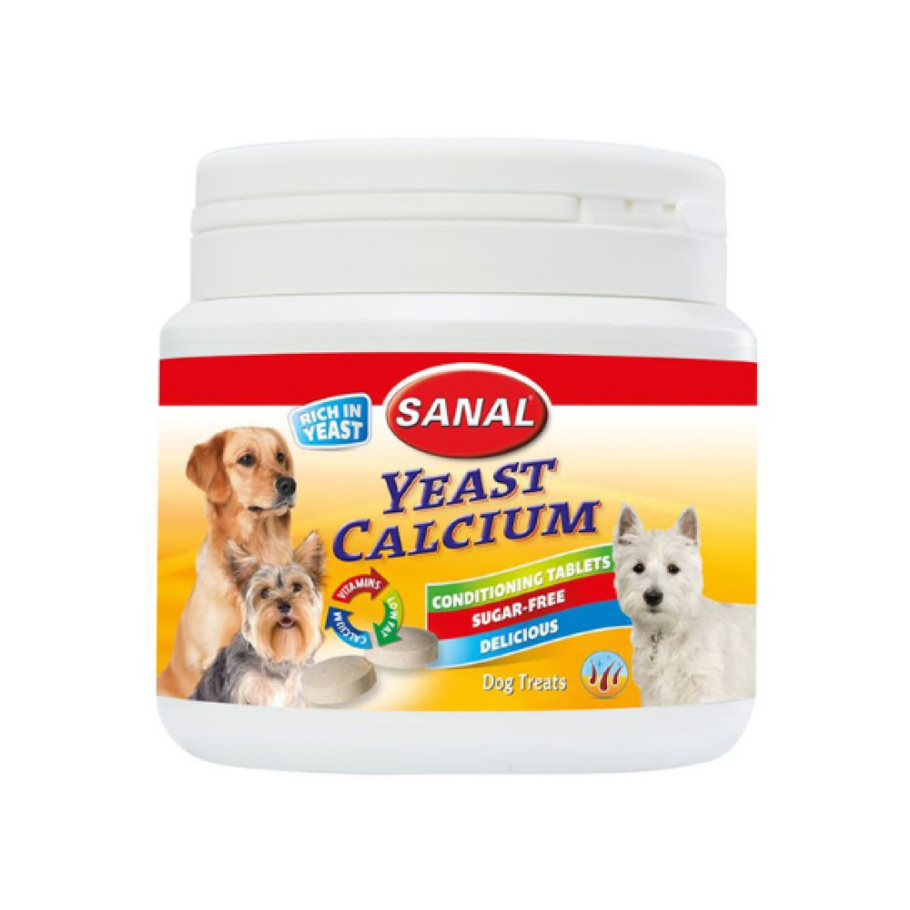 Sanal Yeast-Calcium Jar for Dogs 350g