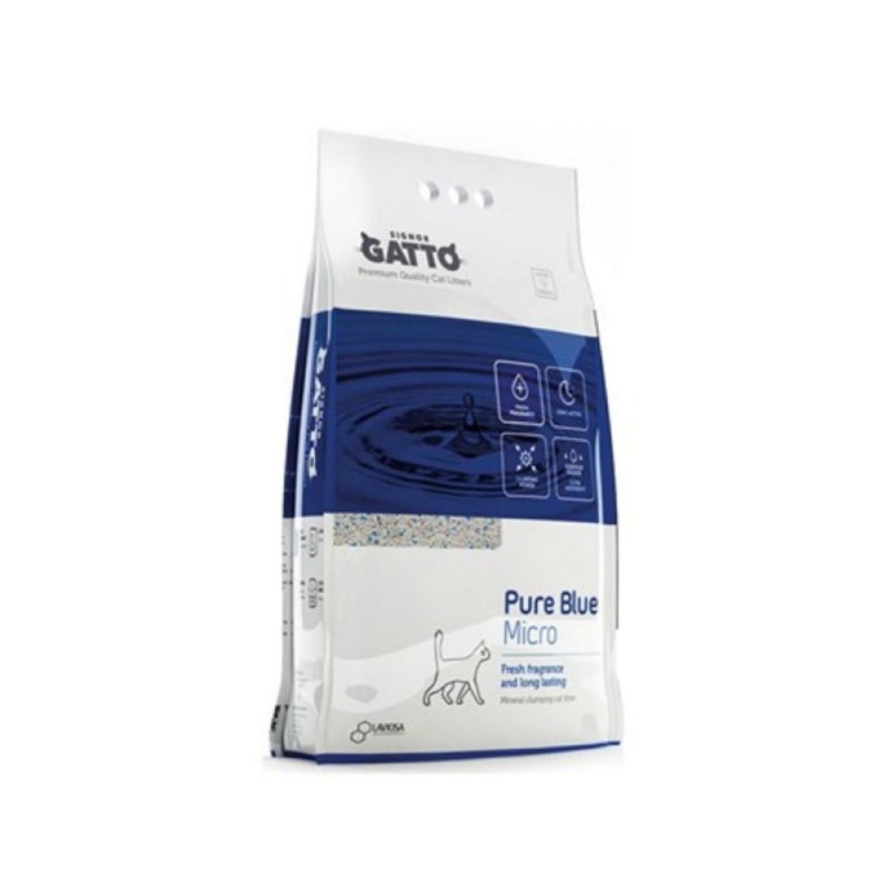 سينيور غاتو الأزرقالنقي رمل مهد للقطط