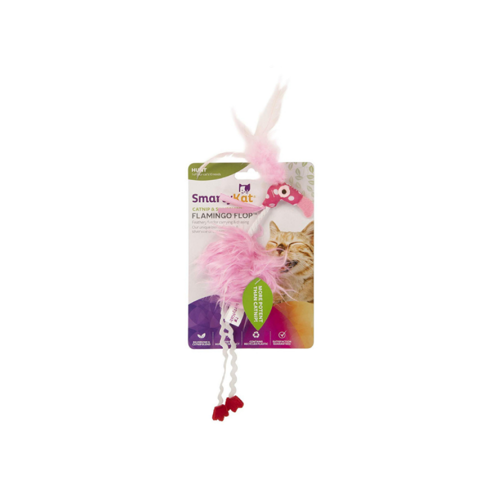 SmartyKat Flamingo Flop Toy for Cats