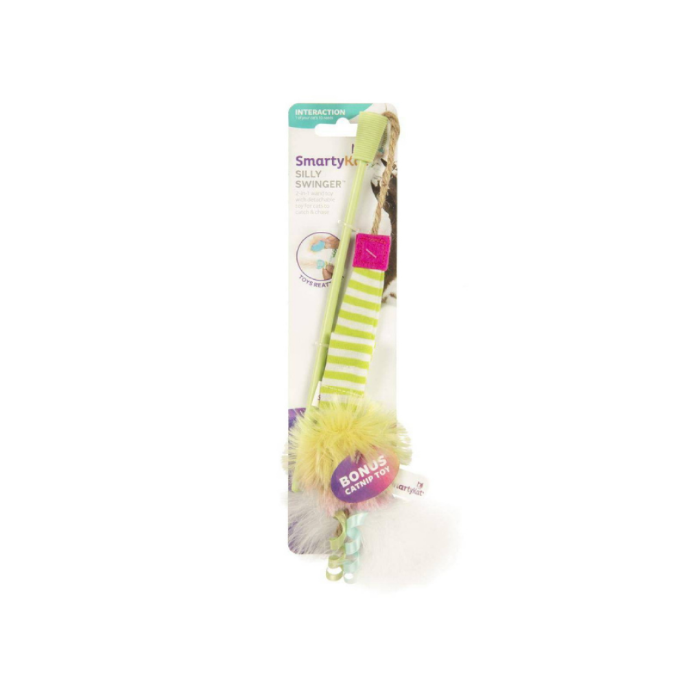 SmartyKat Silly Stix Wand Toy for Cats