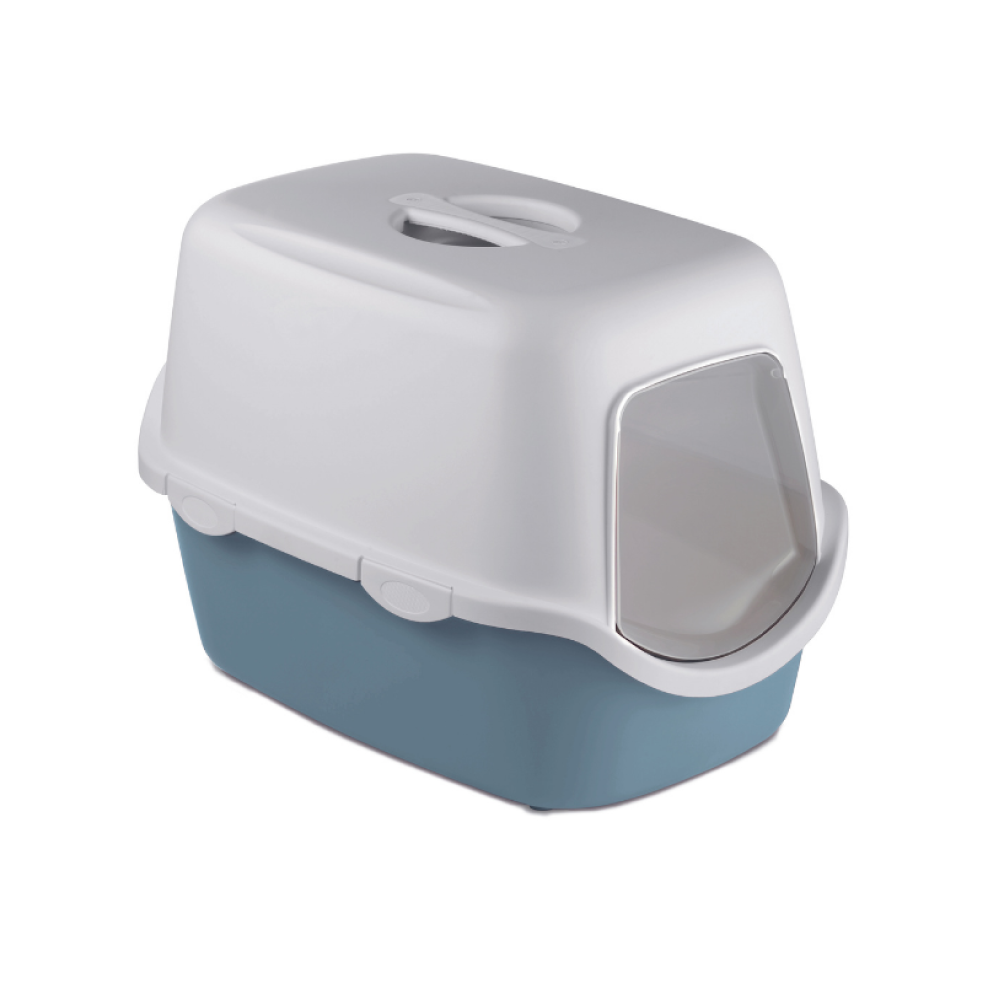 ستيفان بلاست كاثيصندوق رمل + فلترهواء بلاستيك للقطط