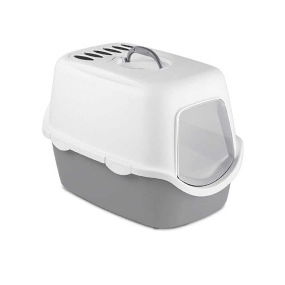 ستيفان بلاست كاثيصندوق رمل + فلترهواء بلاستيك للقطط