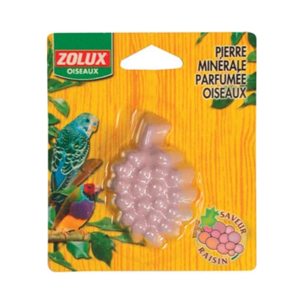 Zolux Birds Grapes Mineral Stone