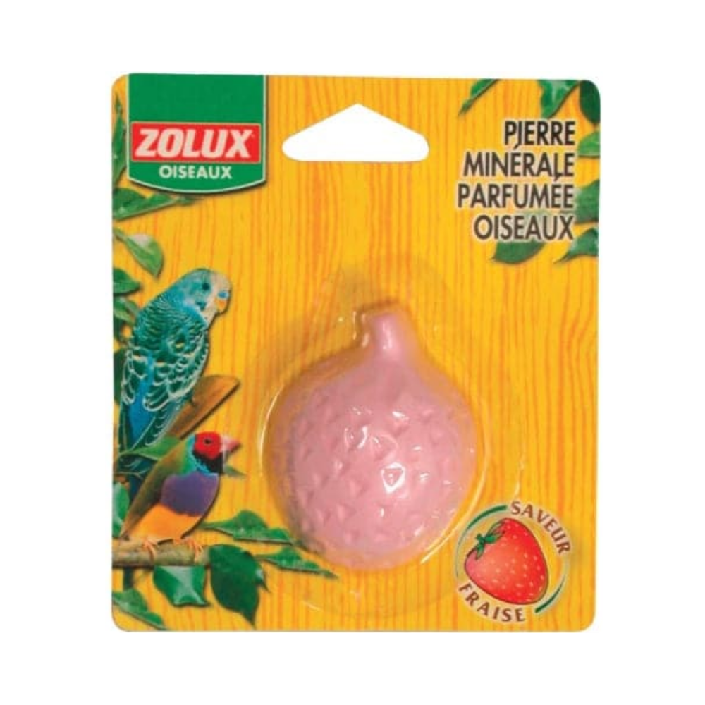 Zolux Birds Strawberry Mineral Stone