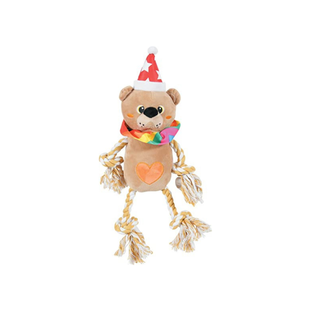 Zolux CIRCUS ROPE BEAR PLUSH TOY For Dogs
