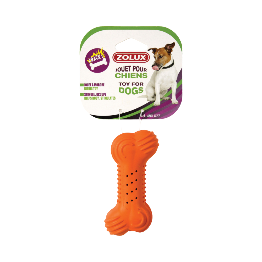 زولكس العاب مطاطية على شكل عظام بألوان مختلفة