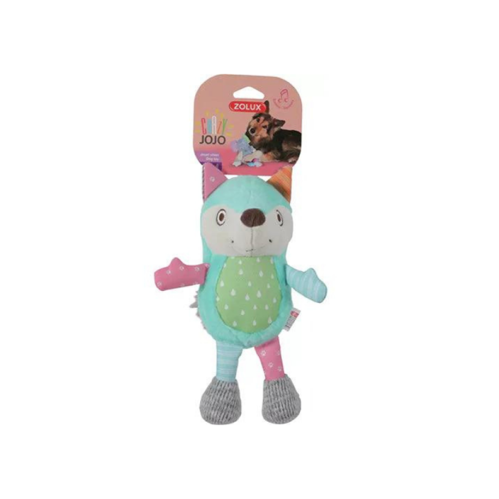 Zolux CRAZY JOJO PLUSH Dog TOY FOX