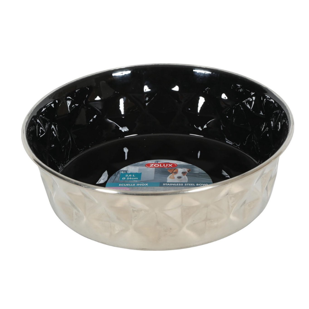 Zolux Diamonds Bowl 2.6L Black