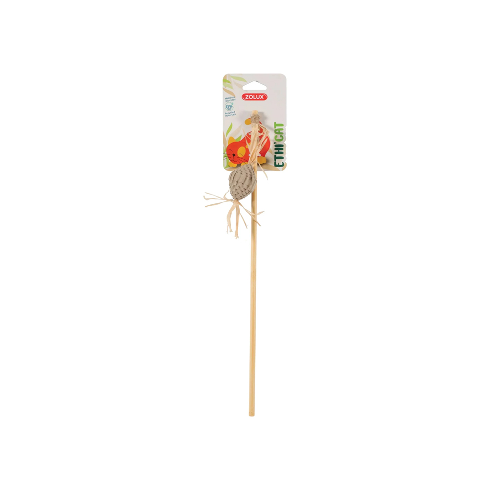 Zolux Ethicat Cat Toy Cartn Ball Rod Toy
