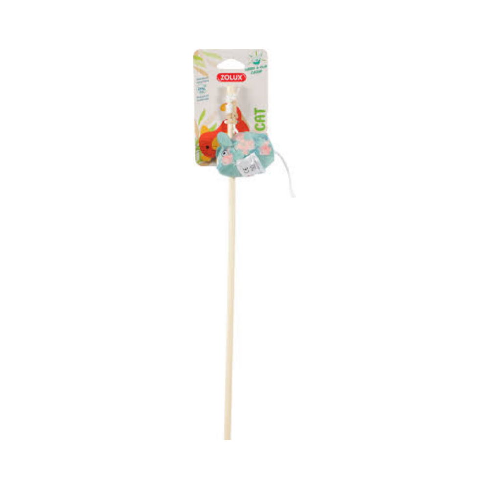 Zolux Ethicat Cat Toy Leave Mouse Rod Toy